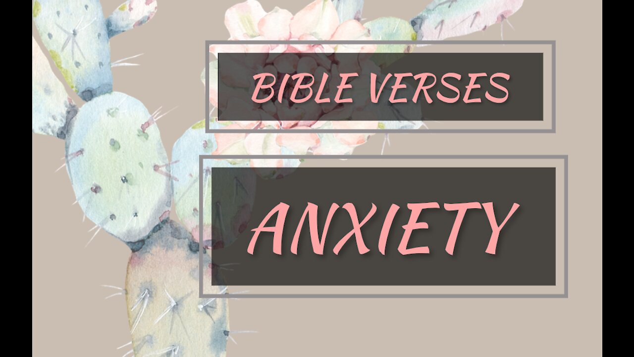 6 Bible verses for ANXIETY part 10//Scriptures for anxiety// Anxiety meditation Scriptures