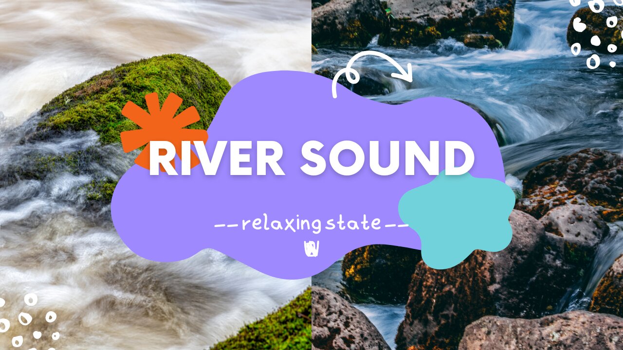 River Waterfall Sounds with Birds Relaxing Nature Ambience