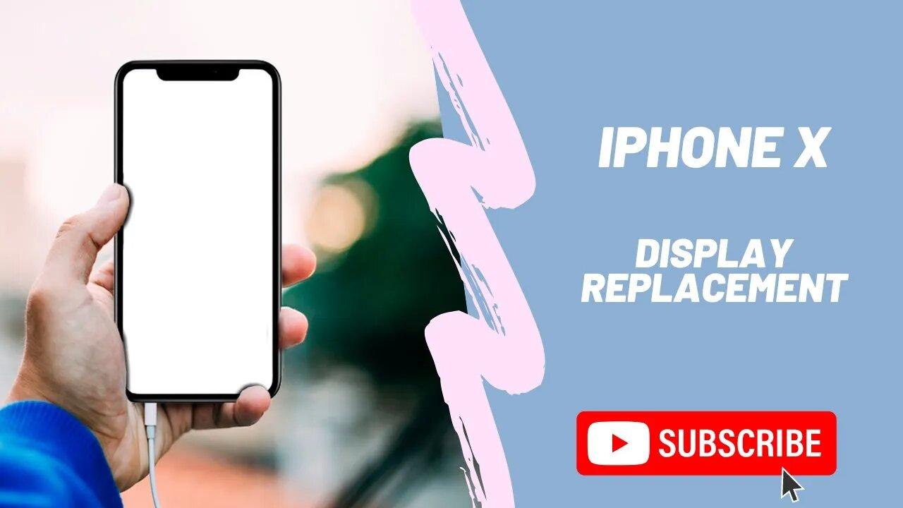 Apple Iphone X, display screen, replacement repair video