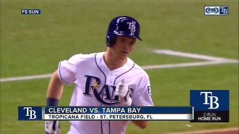 Ji-Man Choi hits walk-off 2-run home run in 9th inning, Tampa Bay Rays beat Cleveland Indians 6-5