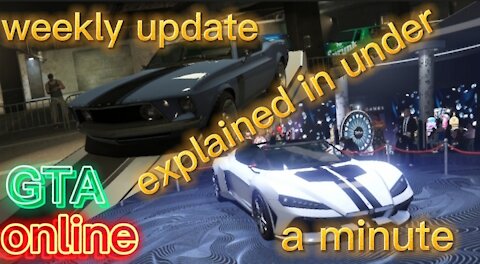 GTA online weekly update explained in under a minute