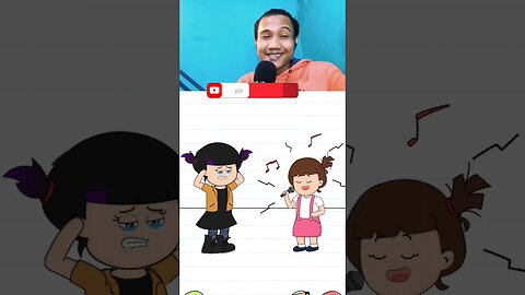 Bocil nyanyi berisik 🎤 | Brain test 4 level 34 #saidnesia #game #shorts