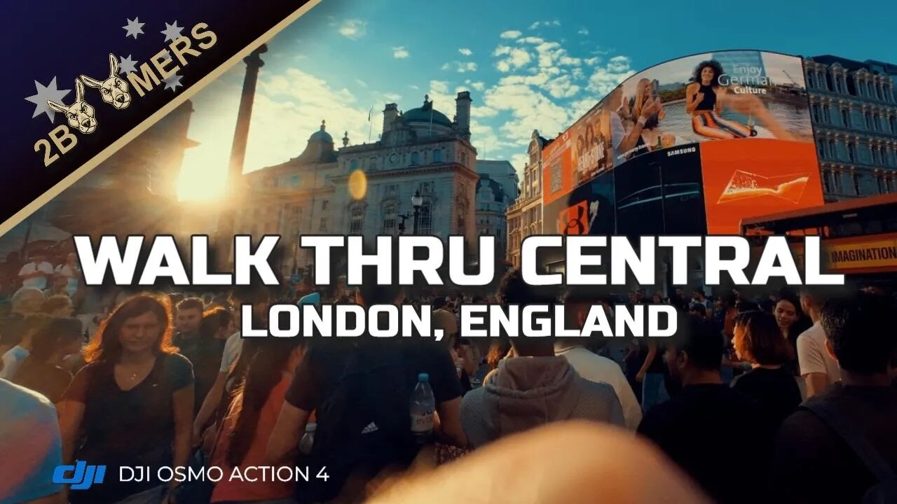 WALK THRU CENTRAL LONDON THURSDAY EVENING AUGUST 2023