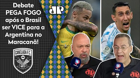 "TÁ LOUCO! O Brasil foi MEDÍOCRE e PERDEU para uma Argentina MEIA-BOCA!" Debate PEGA FOGO!