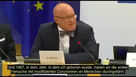 D. Martin im EU Parlament | Geschichte des Coronavirus begann bereits 1965