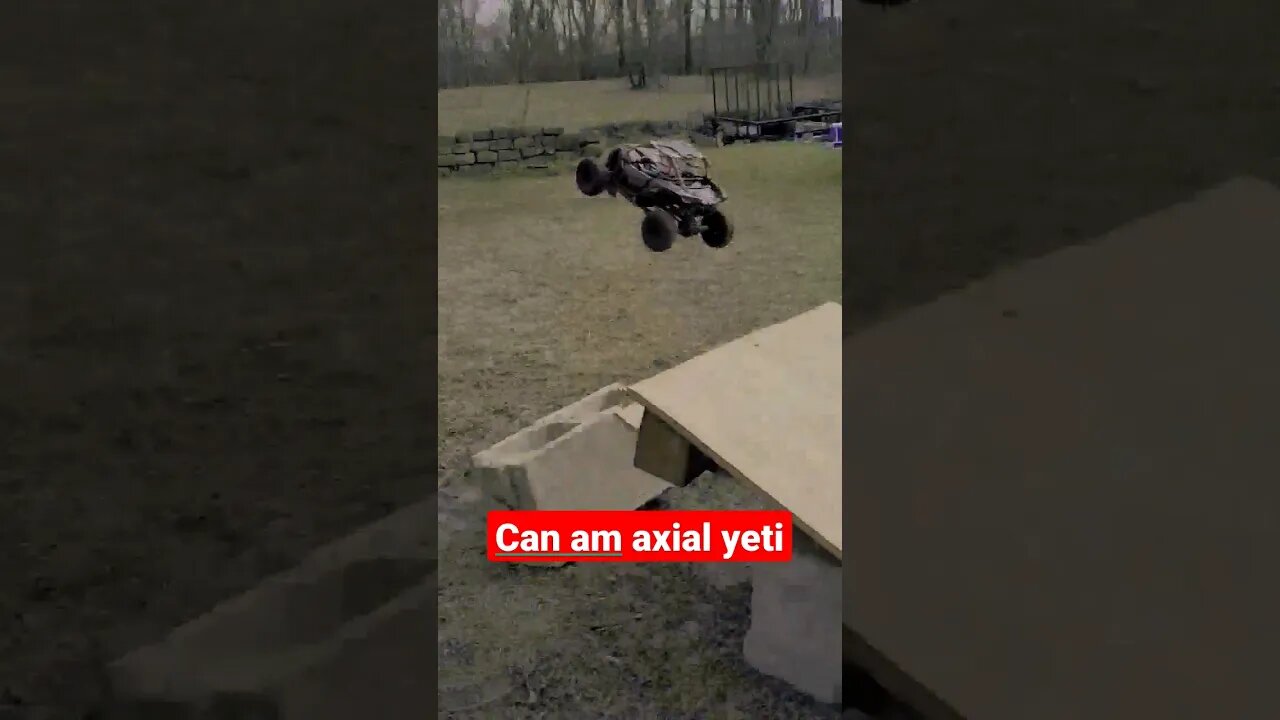 new can am axial yeti Jr. #canam #axial . I'm impressed so far