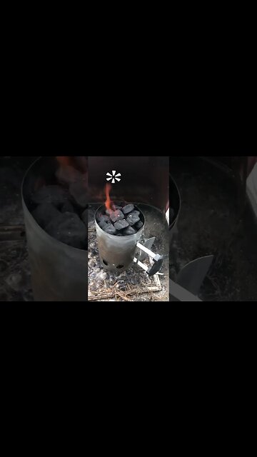 RocketStove For Lighting Charcoal