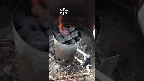 RocketStove For Lighting Charcoal