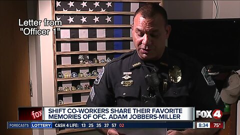 FMPD officers honor Adam Jobbers-Miller by sharing memories