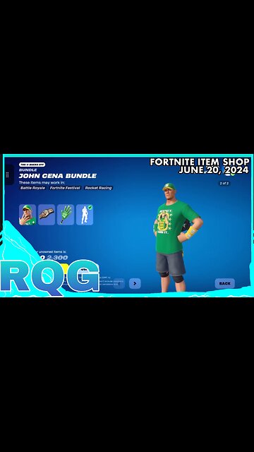WWE SKINS+SOME ICON EMOTES ARE BACK! FORTNITE ITEM SHOP (June 20, 2024)