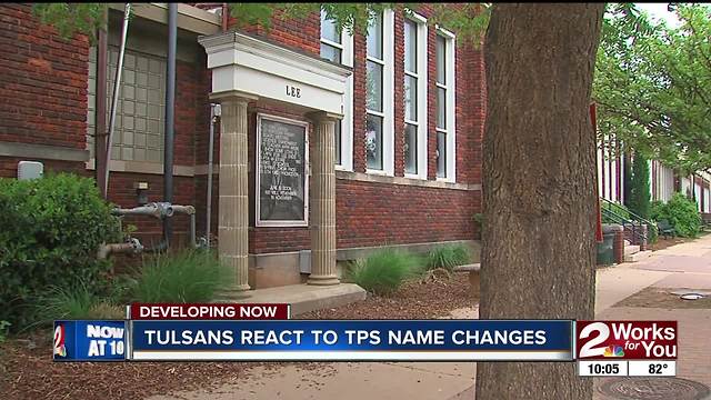 Tulsans react to Robert E. Lee Elementary name change compromise