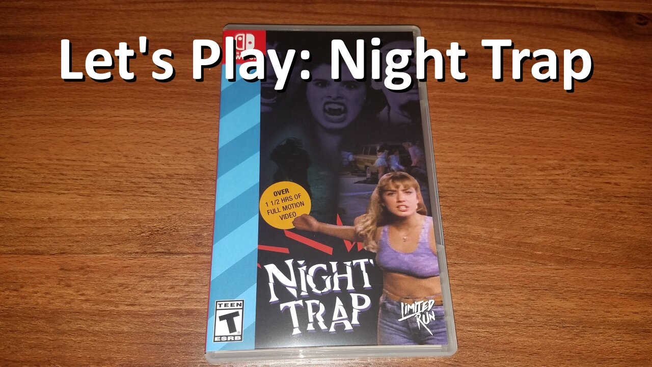 Let's Play Night Trap on Nintendo Switch - Full Motion Video Gameplay, Limited Run Games Release