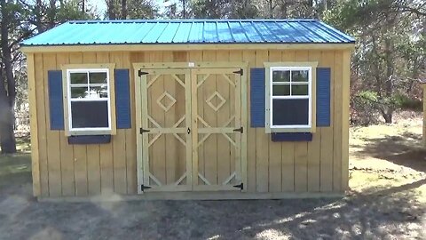 New Wood Shop Delivered & Building Work Bench Inside