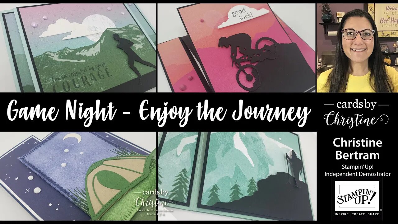 Card Workshop and Game Night with Cards by Christine featuring Greatest Journey
