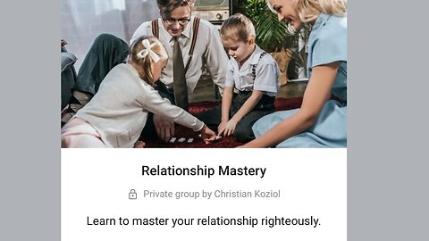 Relationship Mastery : Introduction