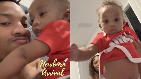 Stunna 4 Vegas & Monaleo's Son Is Shocked To See Himself On Daddy's Live For The 1st Time! 😱