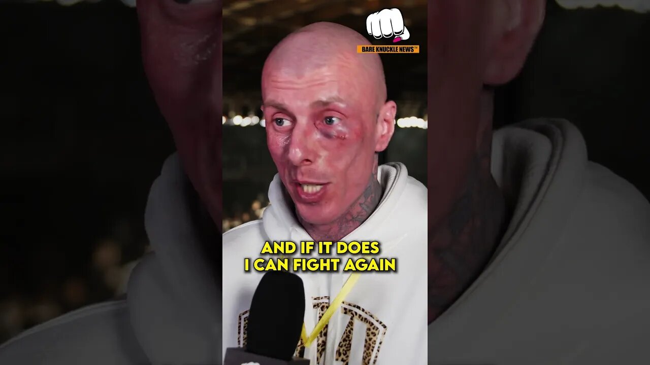 "I got poked in the eye, fingers crossed my vision comes back", Naff Higson ~ #BKFC40