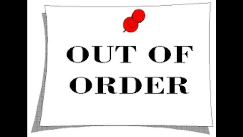 Order: The Christian Church today is OUT OF ORDER