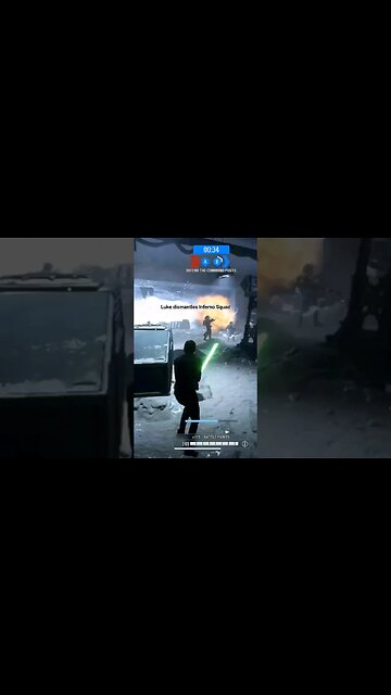 Luke Skywalker dismantled Inferno Squad's Iden Versio.