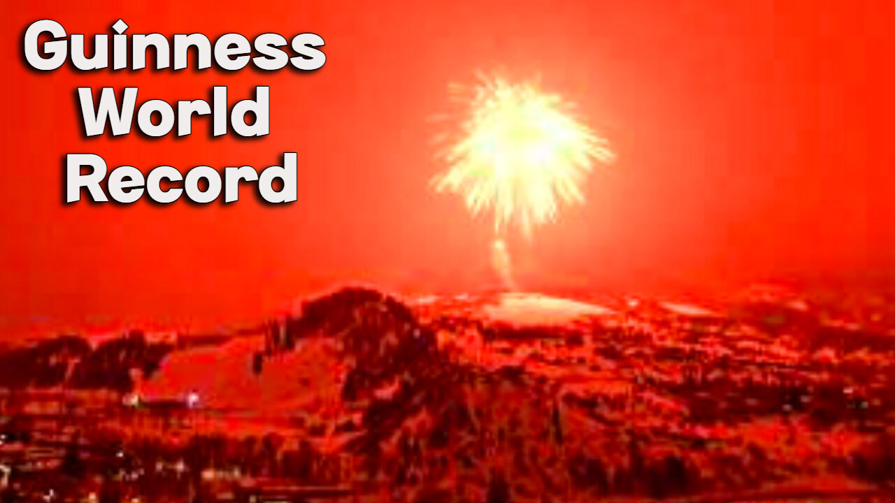 Guinness World Record Biggest Firework, Successful Launch, Steamboat Springs Colorado, 2/8/2020