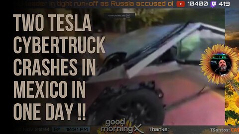 Two Tesla Cybertruck Crashes In One Day In Mexico!