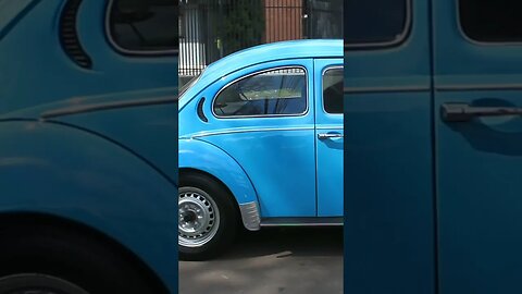 FUSCA AZUL PLACA PRETA