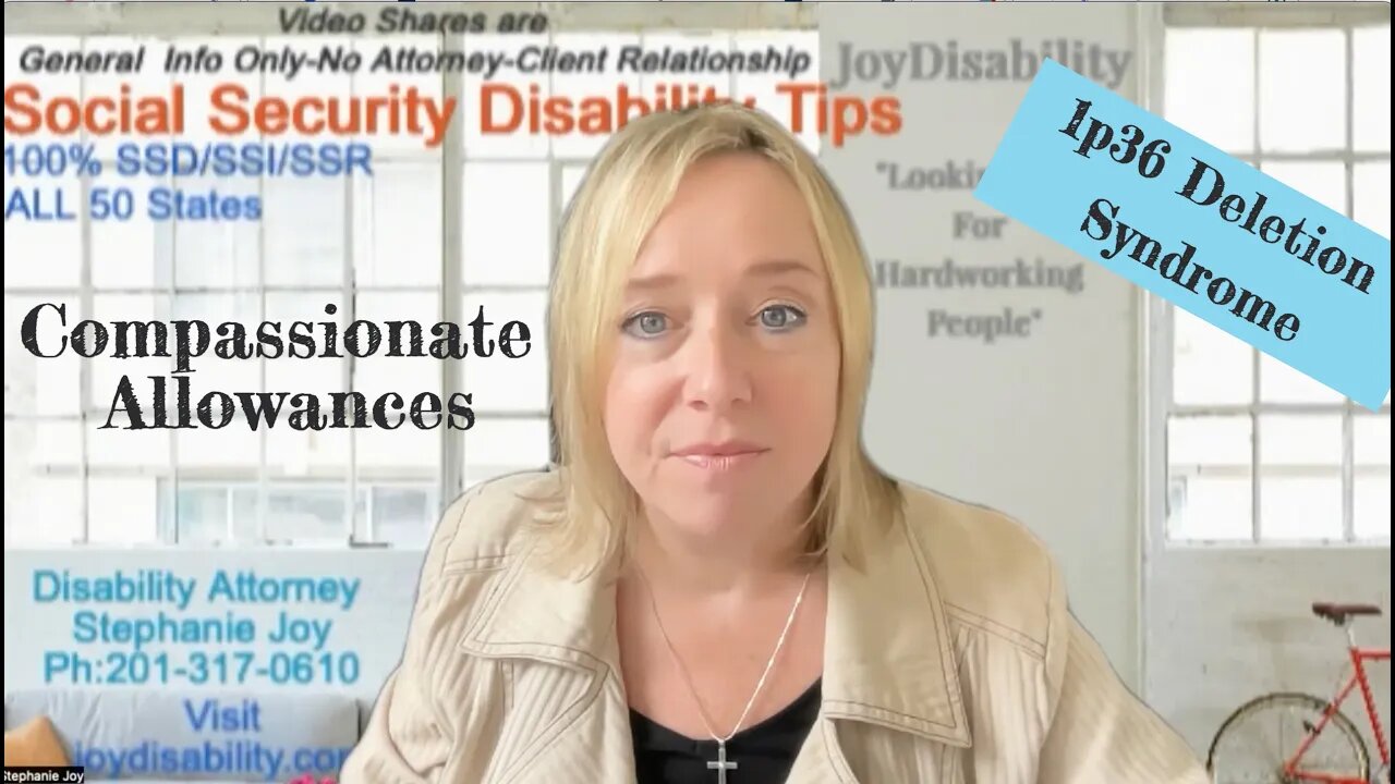 1p36 Deletion Syndrome - SSA Compassionate Allowance and Listing 110.08B