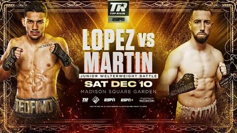 Teofimo Lopez vs Sandor Martin Full Card. Live Commentary #TWT