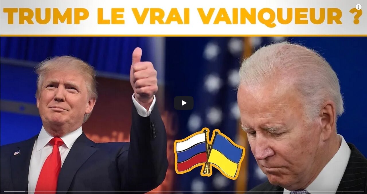 Le retour de DONALD TRUMP accéléré par la guerre d’Ukraine !