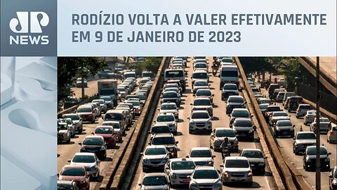 São Paulo suspende rodízio de carros a partir desta segunda-feira (26)