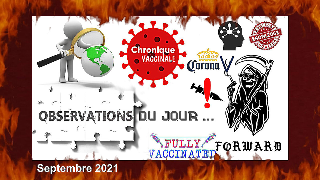 VACCINS Covid-19.Observations franco-américaines du Jour (Hd 1080)