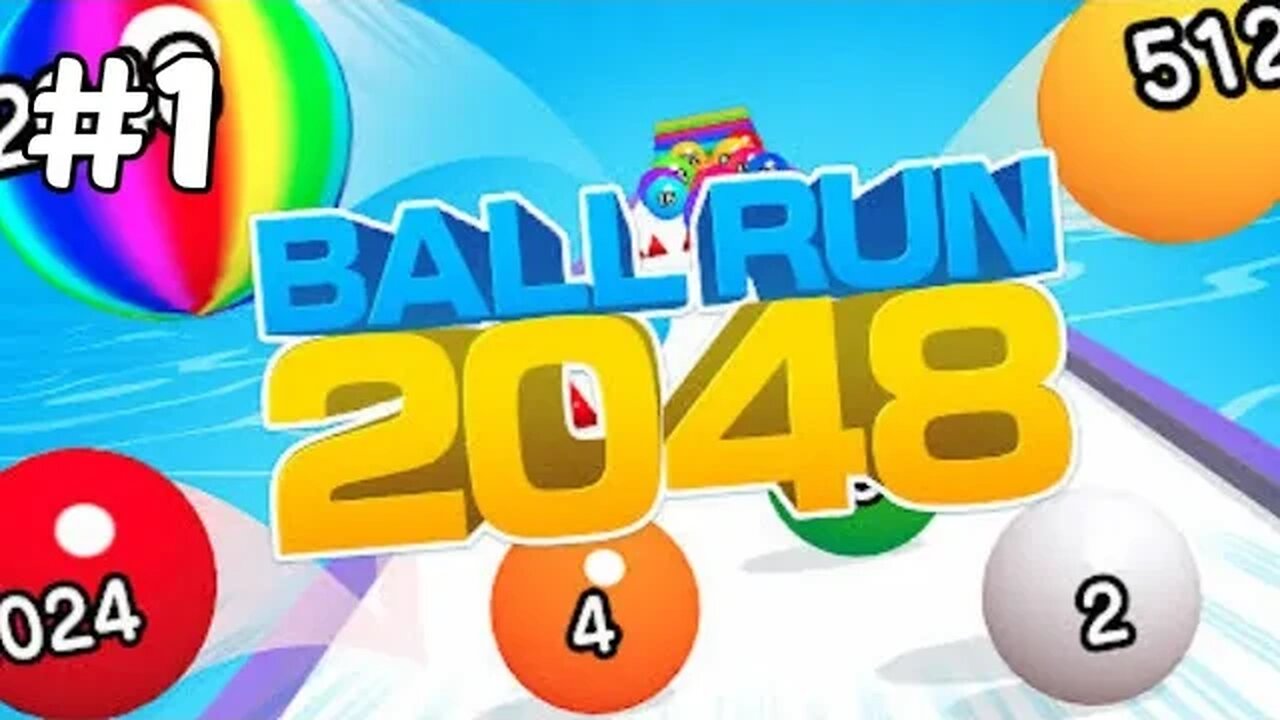 Ball Run 2048 🏀🪩 All Levels Gameplay (Android & iOS) Part 1 #ballrun2048 #bestgaming #games #gaming