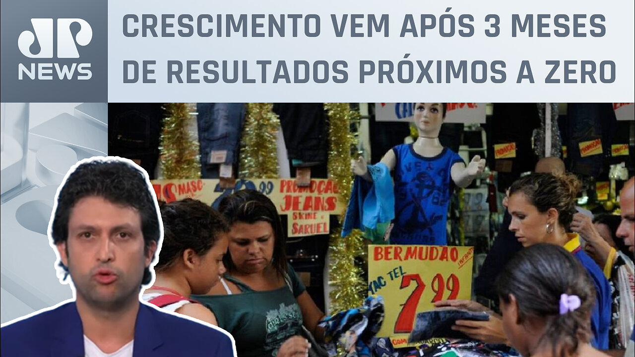 Volume de vendas no comércio tem alta de 0,7% em julho, aponta IBGE; Alan Ghani explica