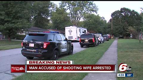 Man accused of shooting wife in Brownsburg arrested