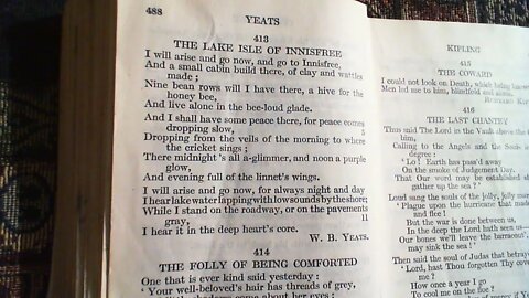The Lake Isle Of Innisfree - W. B. Yeats