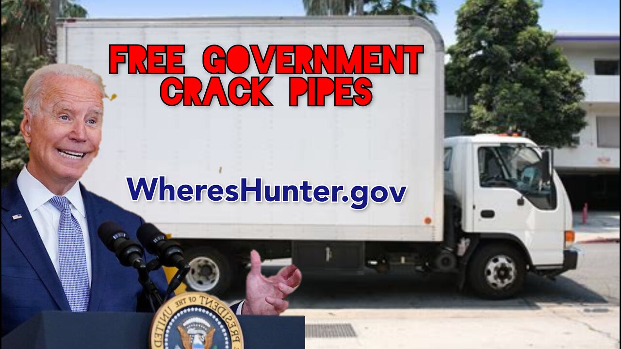 Biden Admin to spend 30 Million handing out free Crack Pipes.