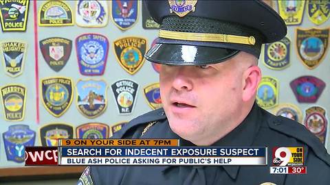 Police search for indecent exposure suspect