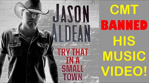 CMT BANS Jason Aldean Small Town Video | Boycott Coming