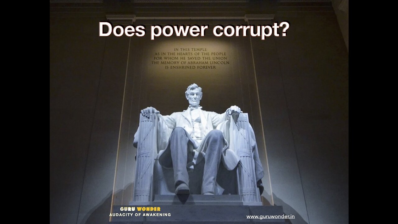 Does power corrupt?