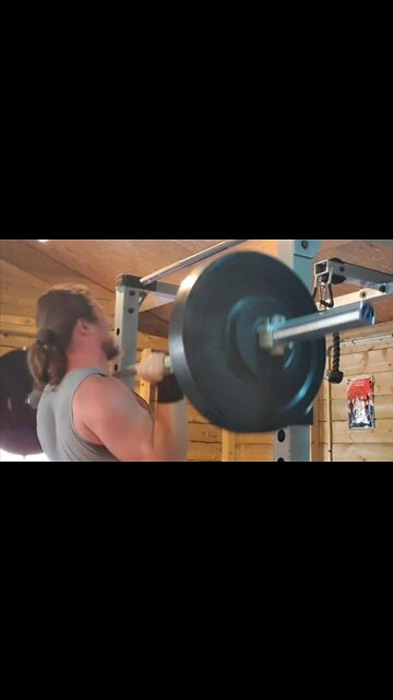 65 KGS x 6 STRICT, PAUSED OVERHEAD PRESS. NEW REP PR