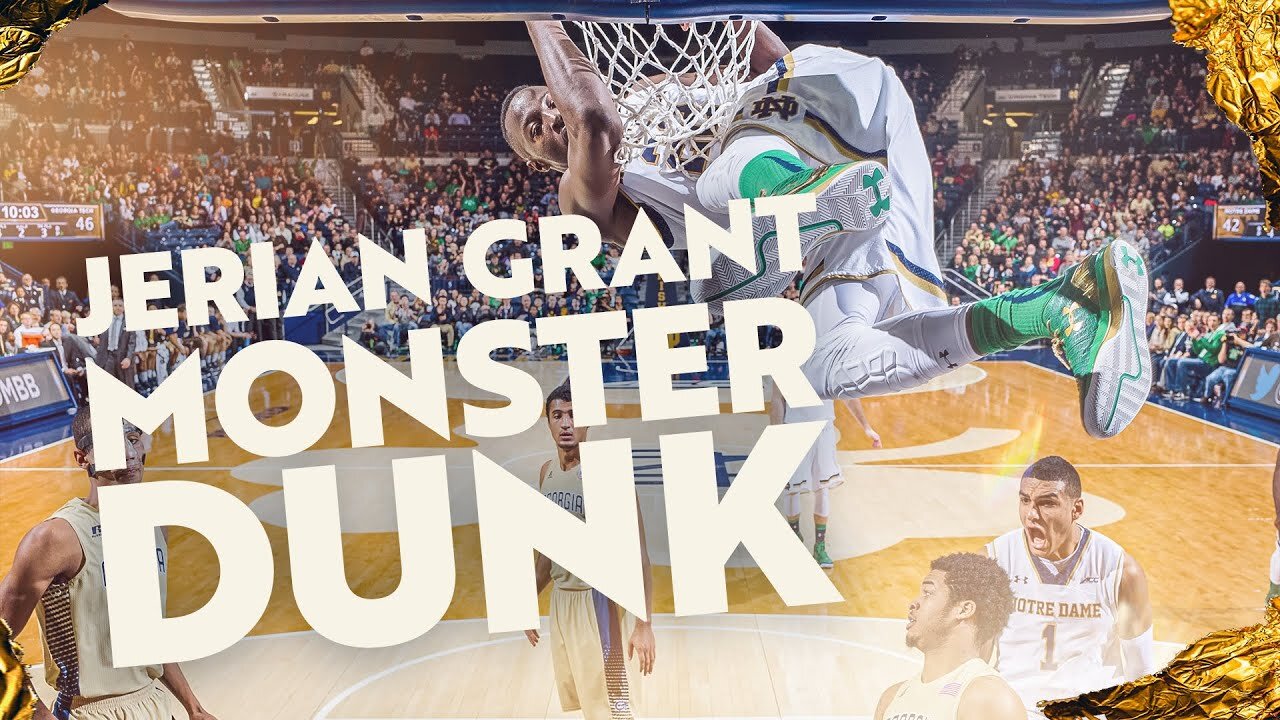 Jerian Grant's Gravity-Defying Dunk | Notre Dame Men's Basketball