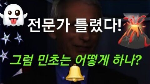 전문가 틀렸다. 그럼 민초는 어떻게 하나?