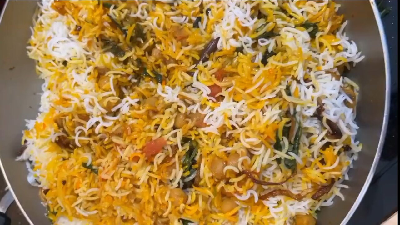 Chana biryani