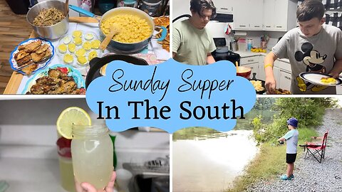 Sunday Supper *Southern Style* || Fresh Garden Cookin’ & Fresh Homemade Lemonade