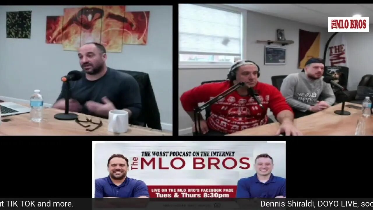 Tik Tok and Social Media Talk with Dennis Shiraldi. Waking Up With THE MLO BROS