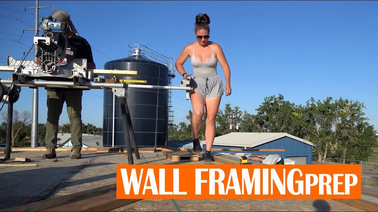 DIY HOME BUILD EP. 033 | WALL FRAMING PREP