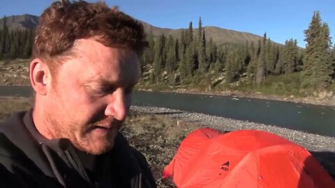 11 Days Solo Camping in the Yukon Wilderness - E.5 - Spectacular Mountains & Arctic Grayling @ 1