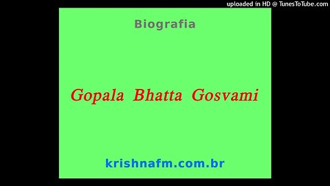 Gopala Bhatta Gosvami perfil