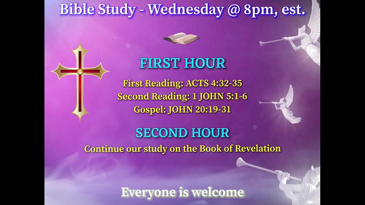 Wednesday Bible Study