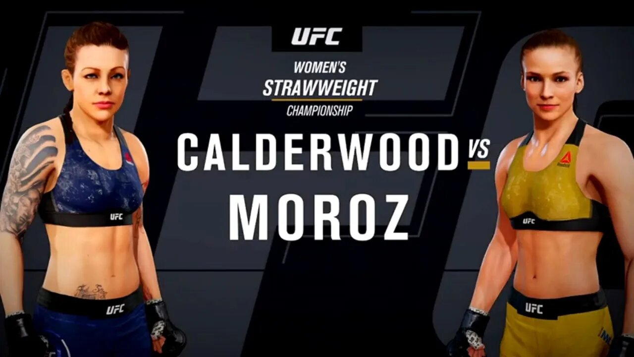 EA Sports UFC 3 Gameplay Maryna Moroz vs Joanne Calderwood